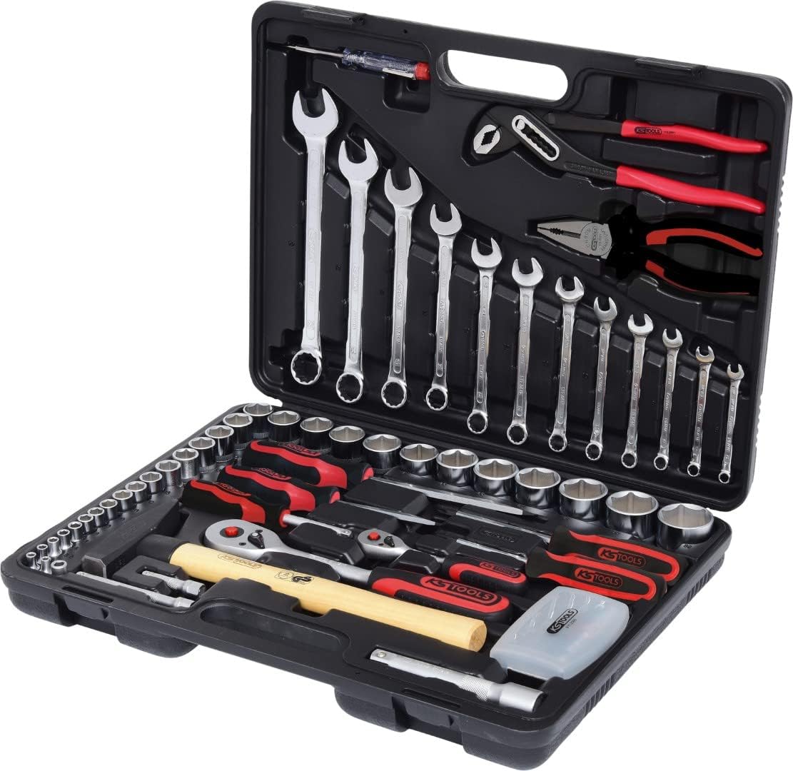 KS Tools Jeu De Douilles Chrome 1/4" 48 Pièces – Coffret Outils Professionnels