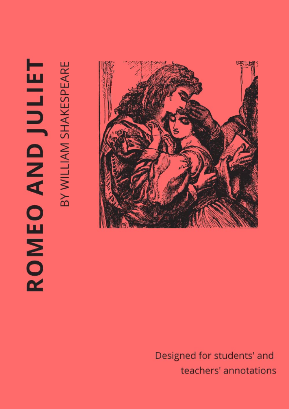 Romeo and Juliet GCSE book - with wide margins and embedded glossary: A4 size format designed for students' and teachers' annotations