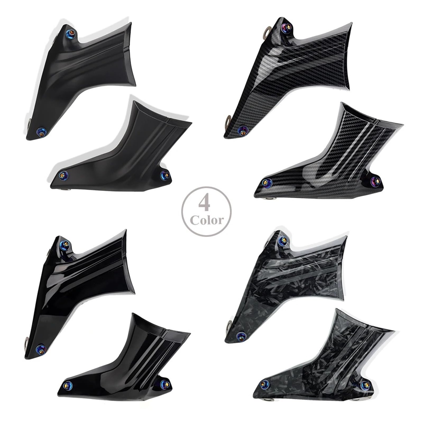 Latéraux Carénage Avant Ailes Conduits Refroidissement d'air Étrier Frein Moto pour Suzuki GSXR/GSX-R 600 750 1000 GSX-S750 GSX-S1000 V-Strom GSXR750 GSXR1000(C)