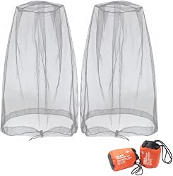 Benvo Mosquito Head Net Mesh, Face Neck Fly Netting Hood