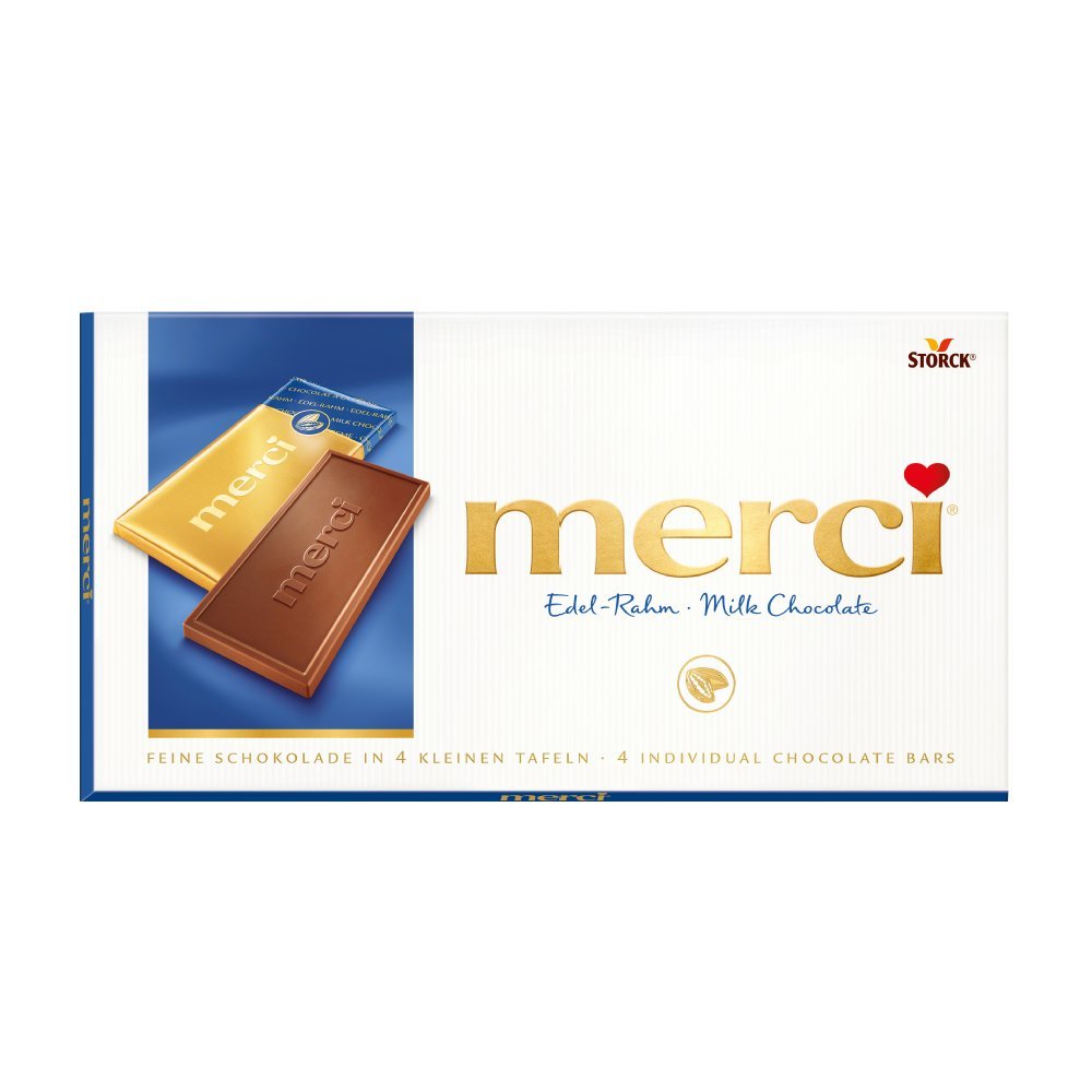 MerciChocolate | Merci Fine Cream | Merci Candy | Storck Merci | 3,5 Ounce Total