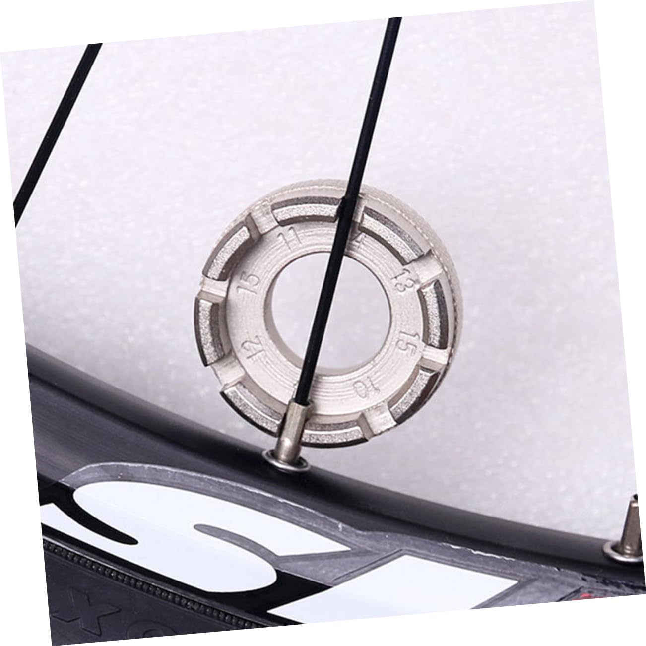 KICHOUSE 2Pcs Bike Spoke Tool Spoke Wrench Kit for Rim Correction Lightweight Pocket Tools for Bicycle Maintenance Suitable for Various Nipple