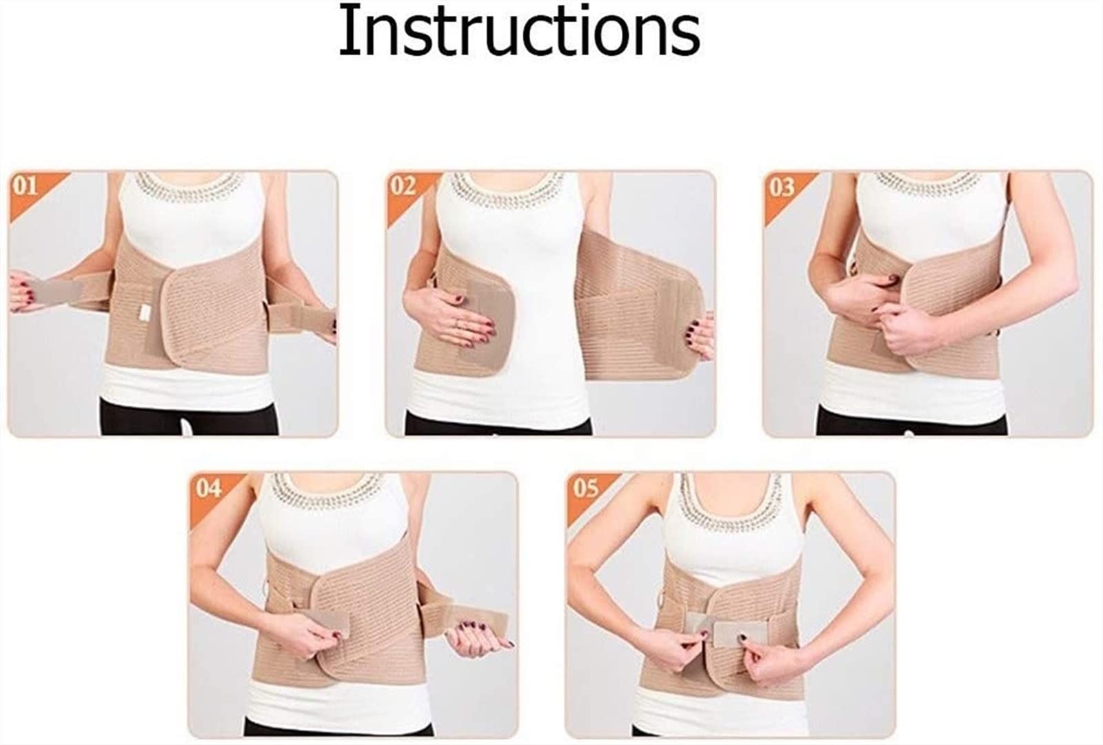 Cinture di rto Lombare a Copertura Totale, tutore per la Parte Bassa della Schiena per Anziani, Uomini e Donne, Cinture di Compressione Post-operatorie, Allenatore della Vita per Sciatica, erni