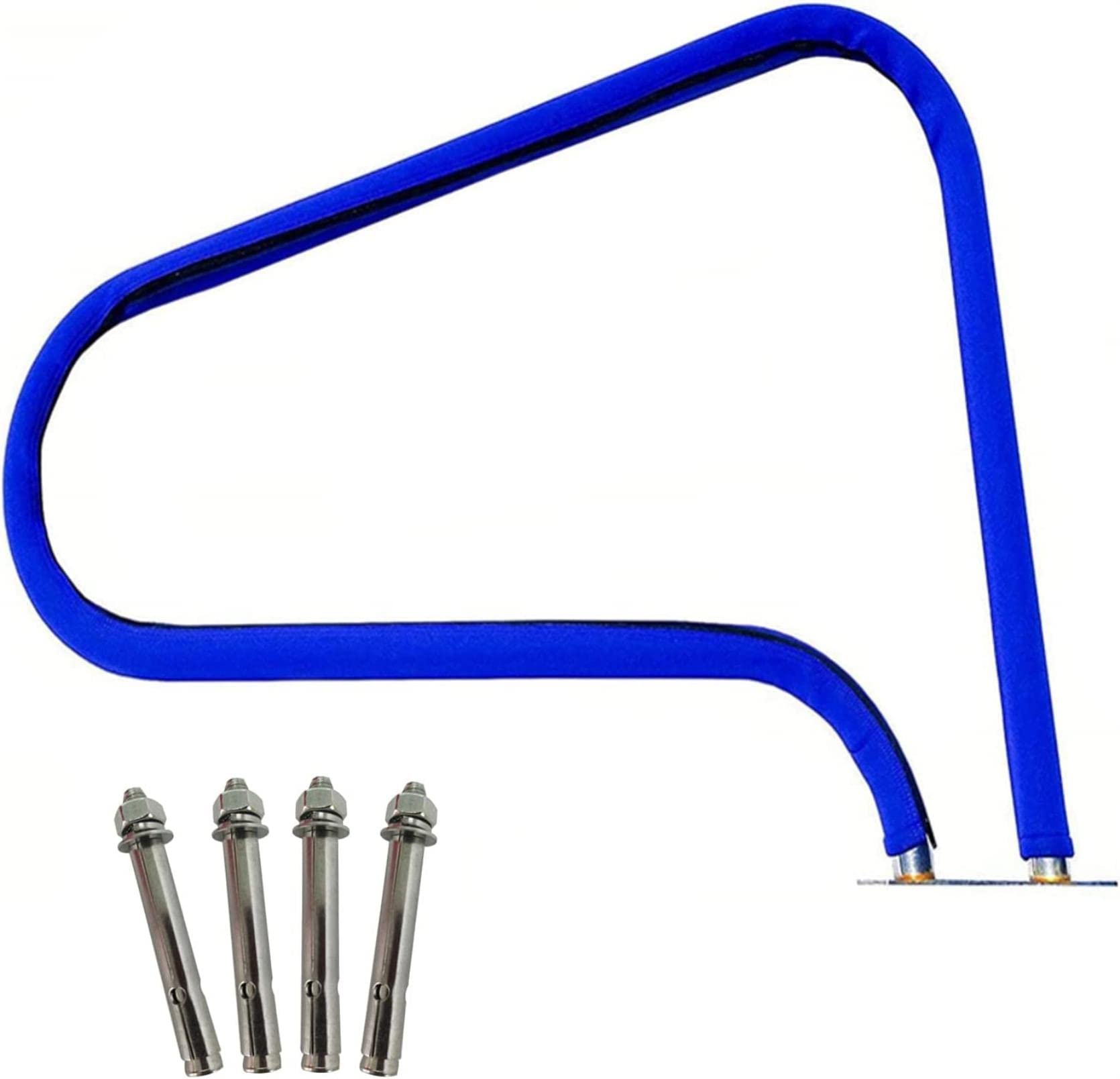 Sdgeryeeg One Color Handrail， Pool Handrail Sturdy Safety Handrails, 4Ft Royal Blue Swimming Hand Rail