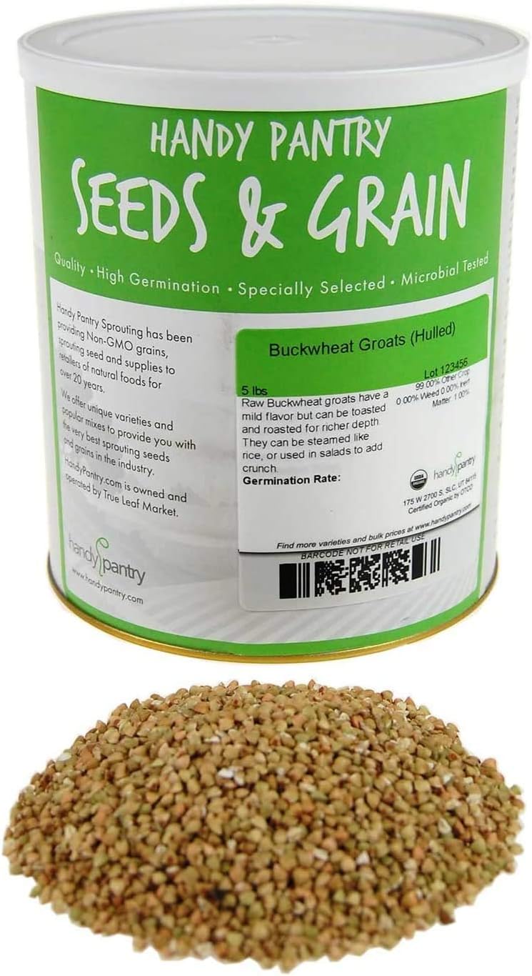 Buy Hulled Buckwheat Groats 2.5 Lbs Organic Buck Wheat Groats