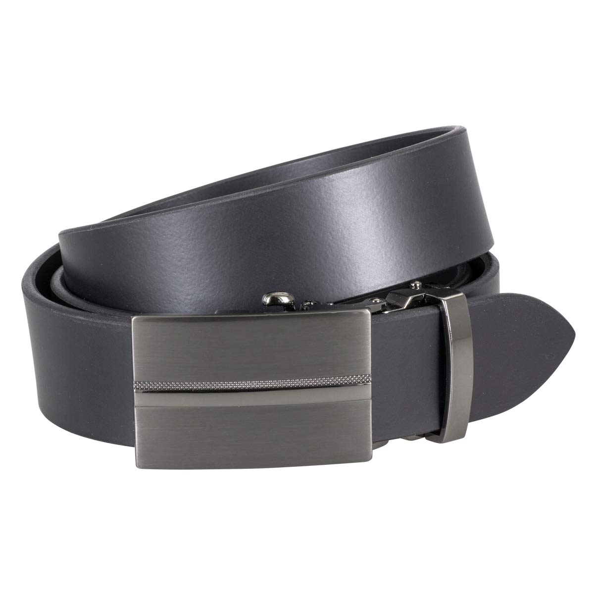 LINDENMANN Herren Ledergürtel/Herren Gürtel Automatik, Rindleder, schwarz