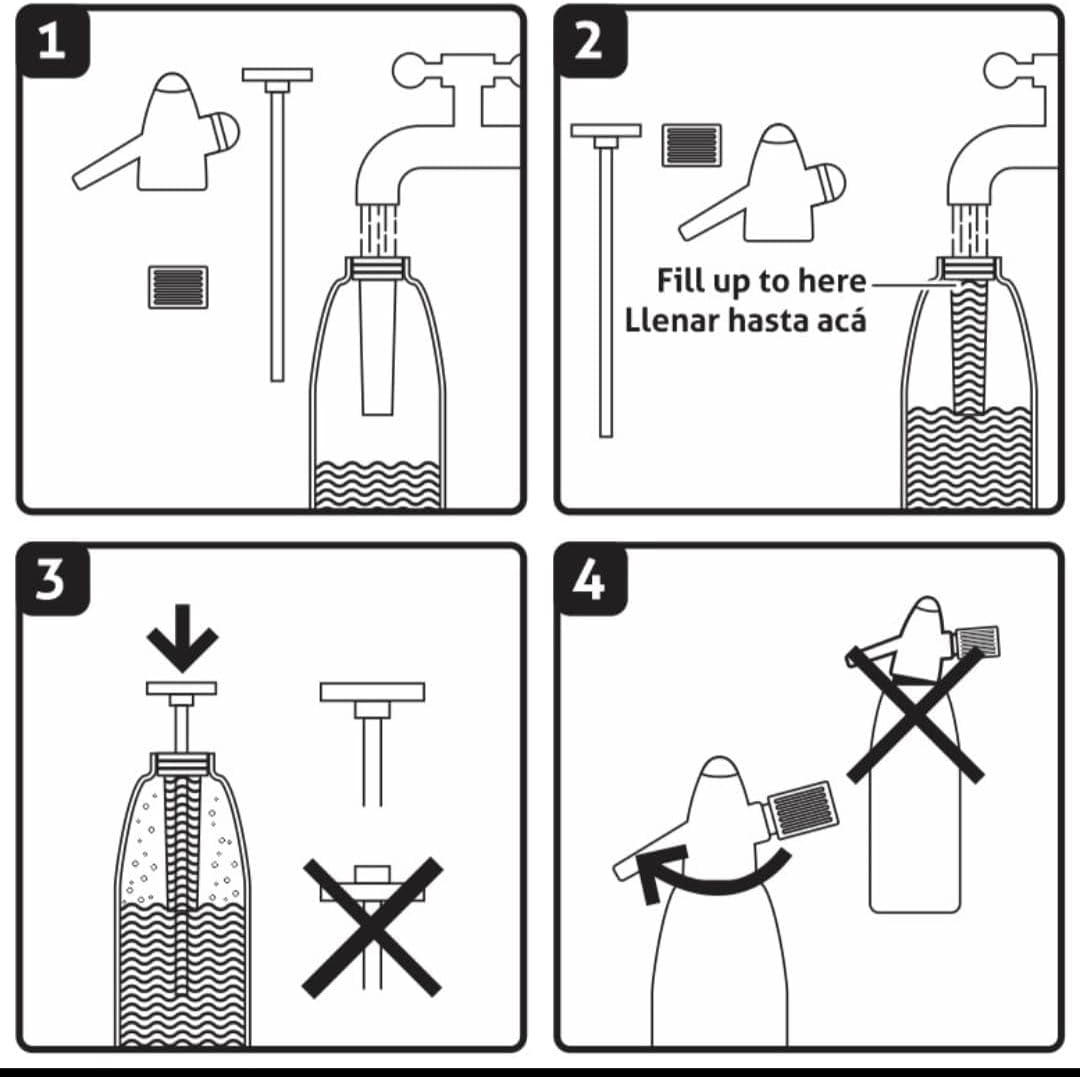 Real C. S. 1L Sparkling Water Maker-Exclusively for gourmets who love sparkling lifestyles – Portable Aluminum Soda Make – Perfect for Sparkling Water, Cocktails, and Refreshing Beverages, Soda Siphon
