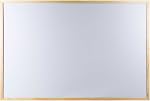 DESK TECH Panneau de babillard blanc avec cadre en bois de pin beige - 12 x 18 pouces - Montage flexible, polyvalent pour l'école, le bureau et l'utilisation à domicile