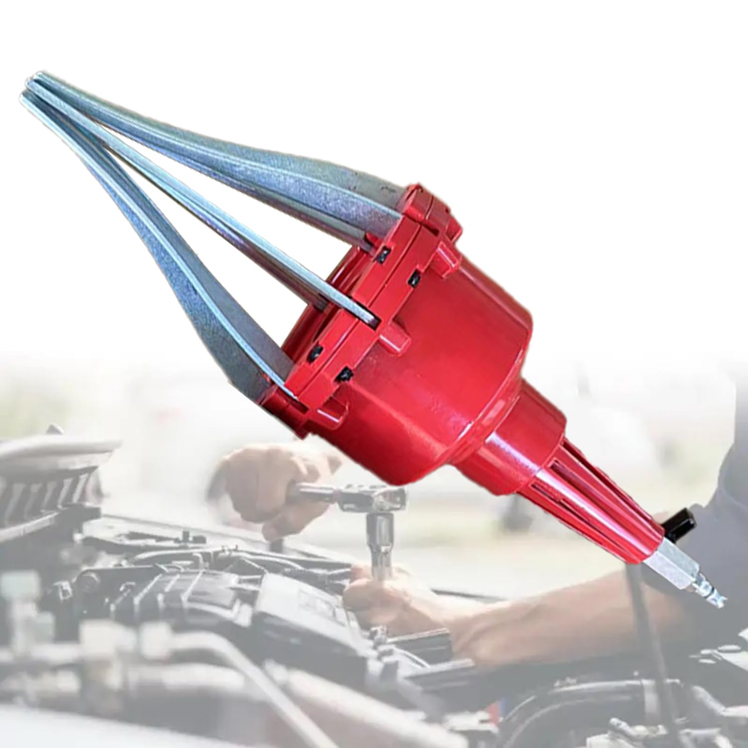 Expandeur Soufflet De Cardan,Outil Soufflet De Cardan Pneumatique,Outil Remplacement Automobile,Montage Soufflets De Joints Universels,Pour La Réparation Des Essieux De Voiture,20-120 Mm(Rouge)