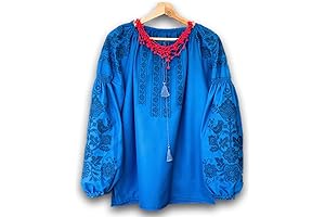 Traditional Mexican Embroidered Blouse for Women