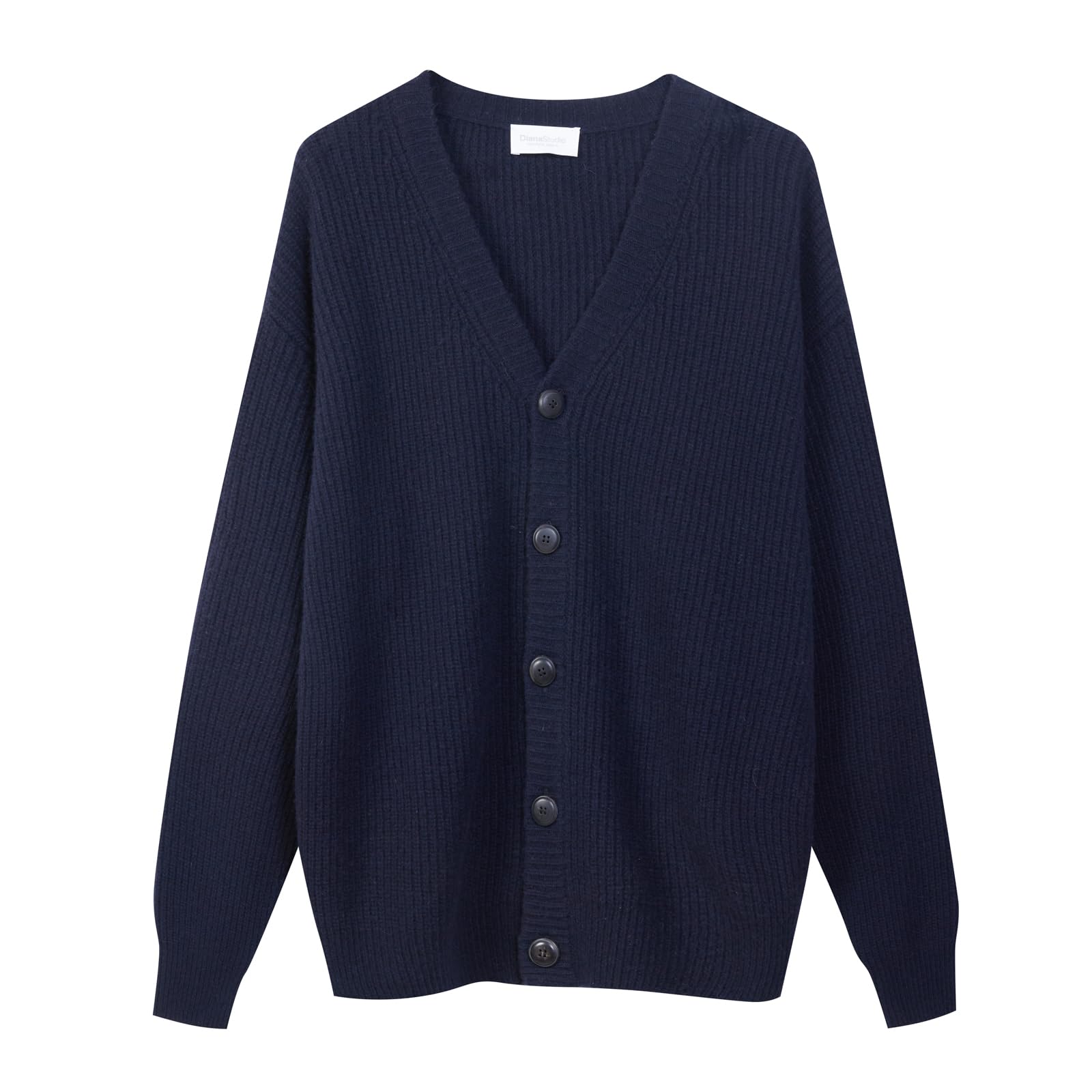 Diana Studio - Cardigan in Lana, Uomo, Maniche Lunghe, Casual Fit, Fatto in Italia