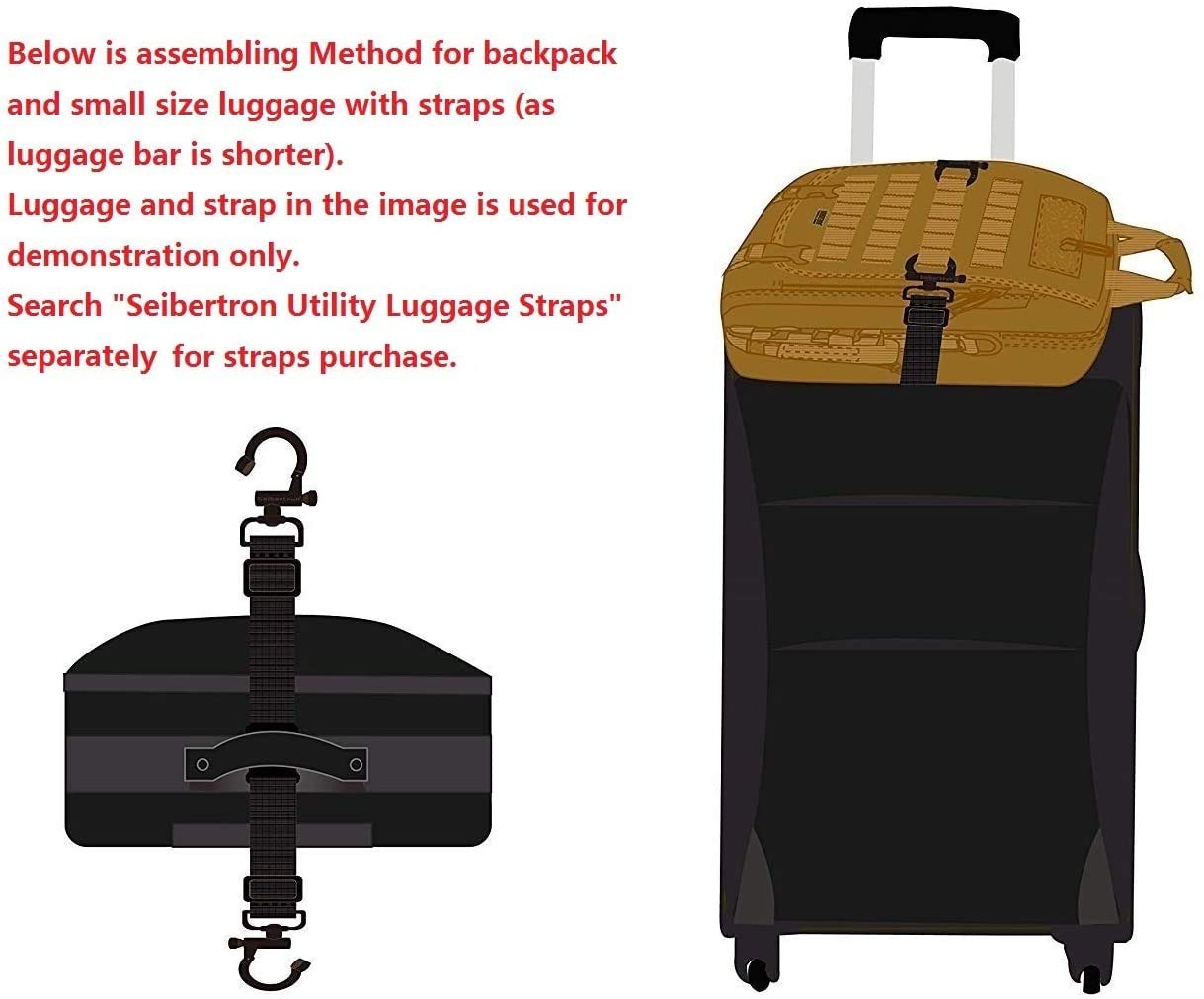 Seibertron Waterproof Molle Tactical 15 Inch Laptop Sling Bag