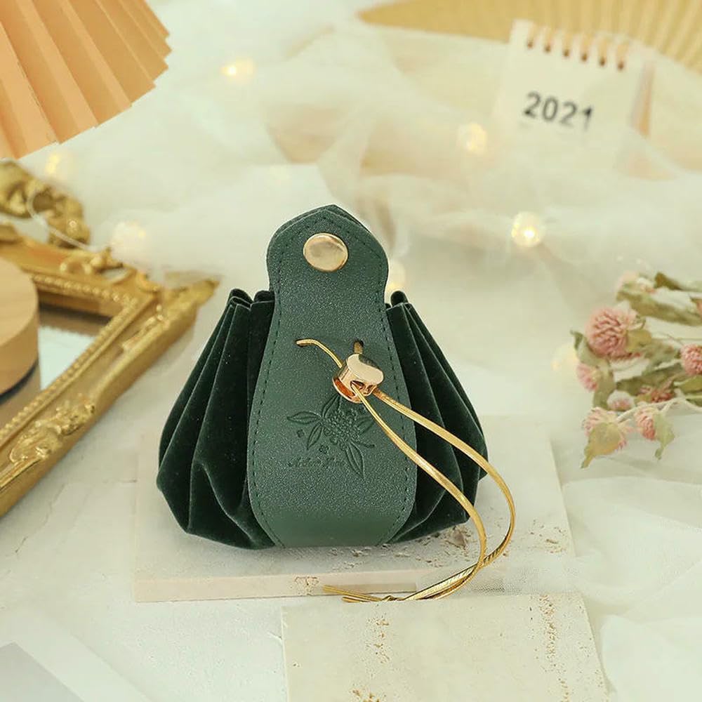 Bolsa de Regalo de Franela de Cuero para Regalo, Bolsa para Envolver Dulces con cordón, Regalo de Boda, Fiesta, decoración de cumpleaños