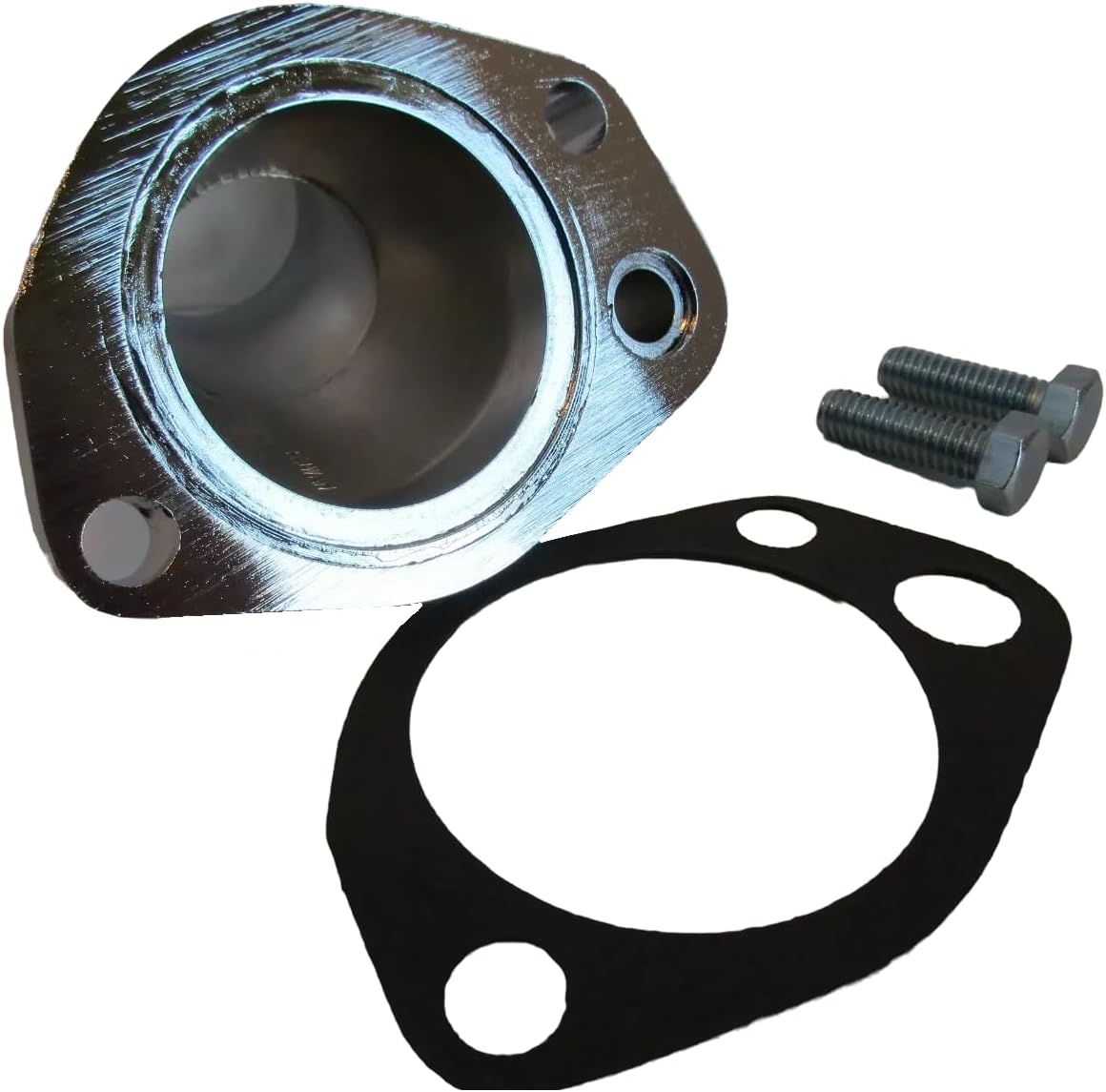 Generic Chrome Water Neck Thermostat Housing Fits Ford 260 289 302 351W Small Block, Part 7289