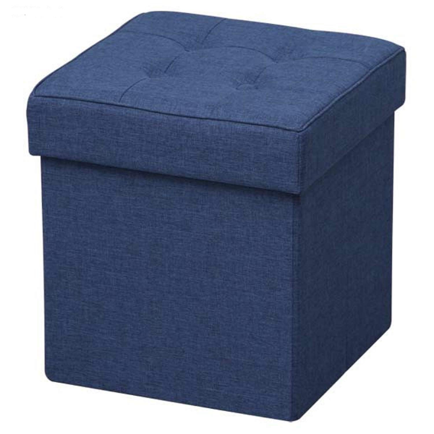 Buy Iris Ohyama, Folding Ottoman/Pouffe Folding Storage/Ottoman/Pouffe