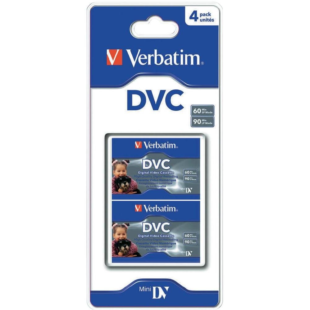 Verbatim - 47654 - Mini DV - Pack de 4 (Blister) - 60 mn