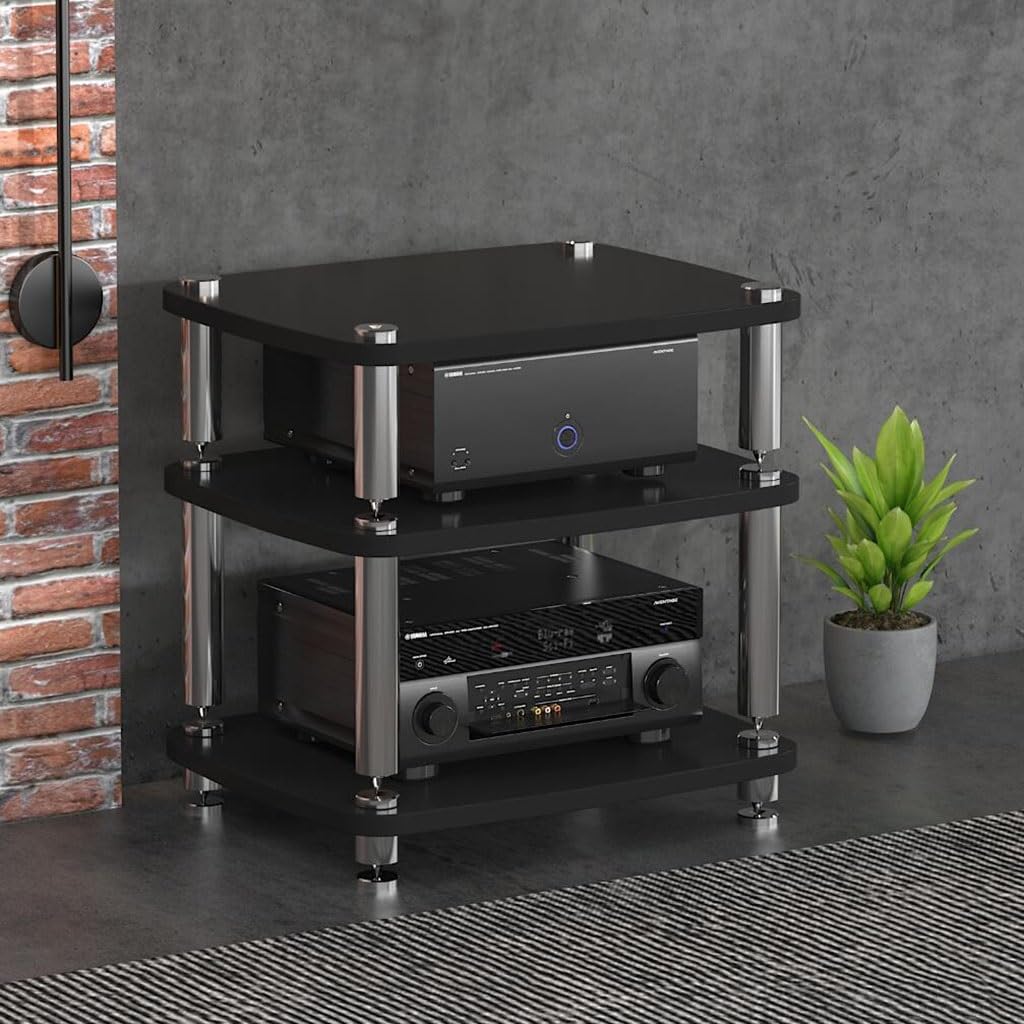 Przenośny Audio HiFi 1/2/3/4 Warstwy Stojak na gramofon gramofon stojak na gramofon z amortyzującymi nóżkami stojak na wzmacniacz mocy mobilny do urządzeń itp