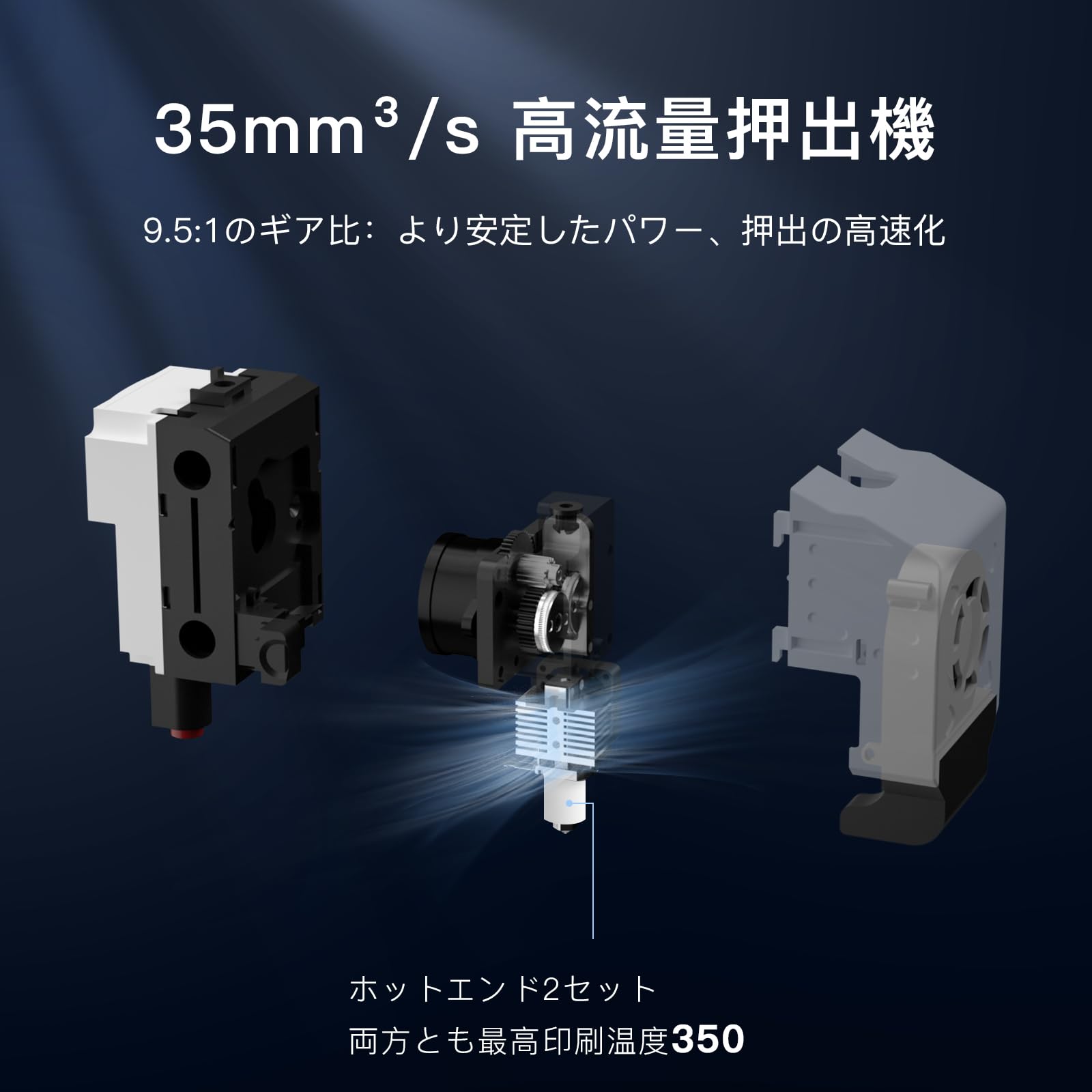 QIDI X-PLUS3 高速3Dプリンター 65℃独立加熱