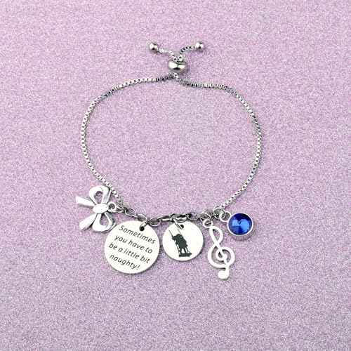 BLEOUK Matiildda Charm Bracelet The Musical Jewelry Musical Fans Gift Sometimes You Have To Be A little Bit Naughty3