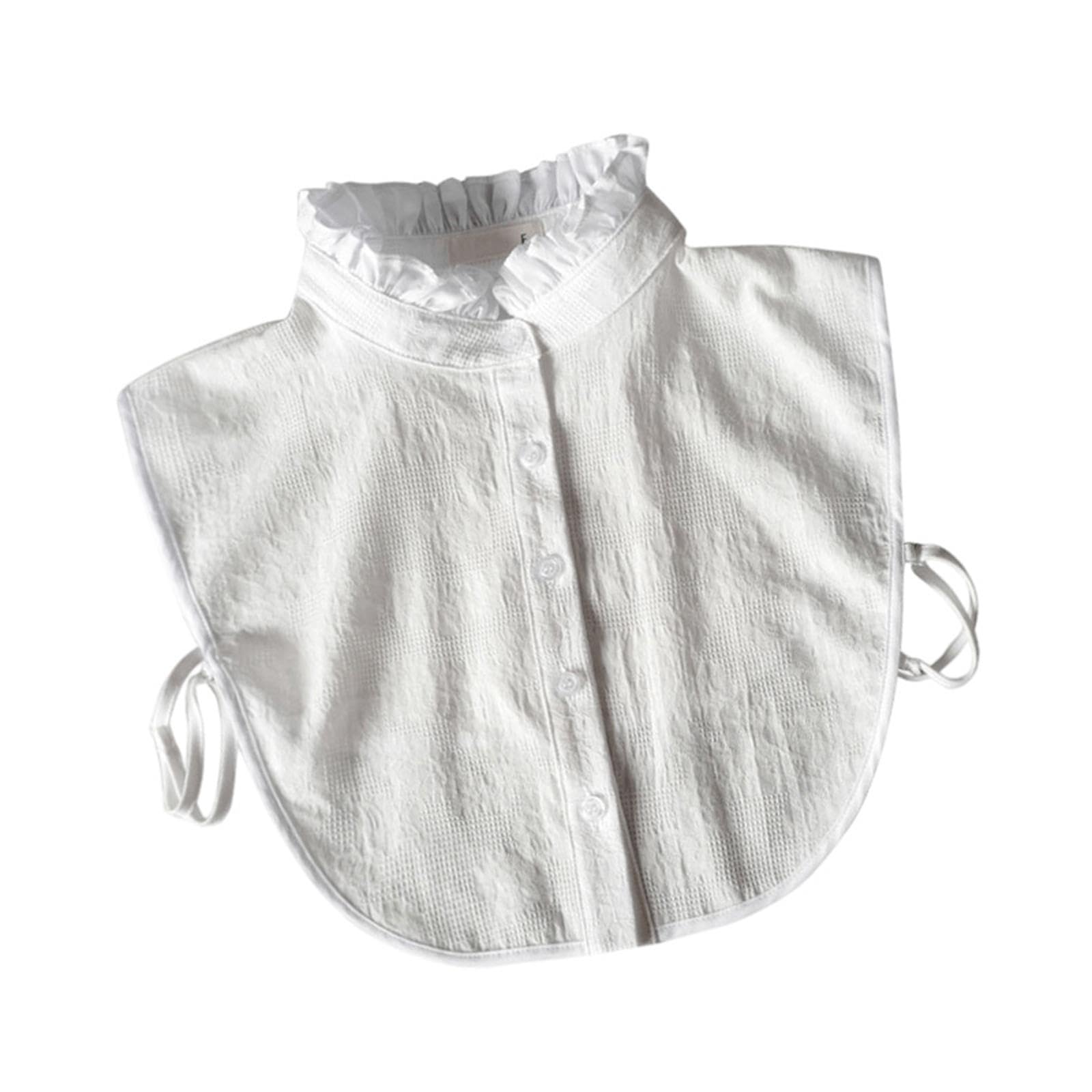 Women White Fake Collar Fashion Soft Detachable for Sweater Suit Casual Wear Stand Collar-image-7