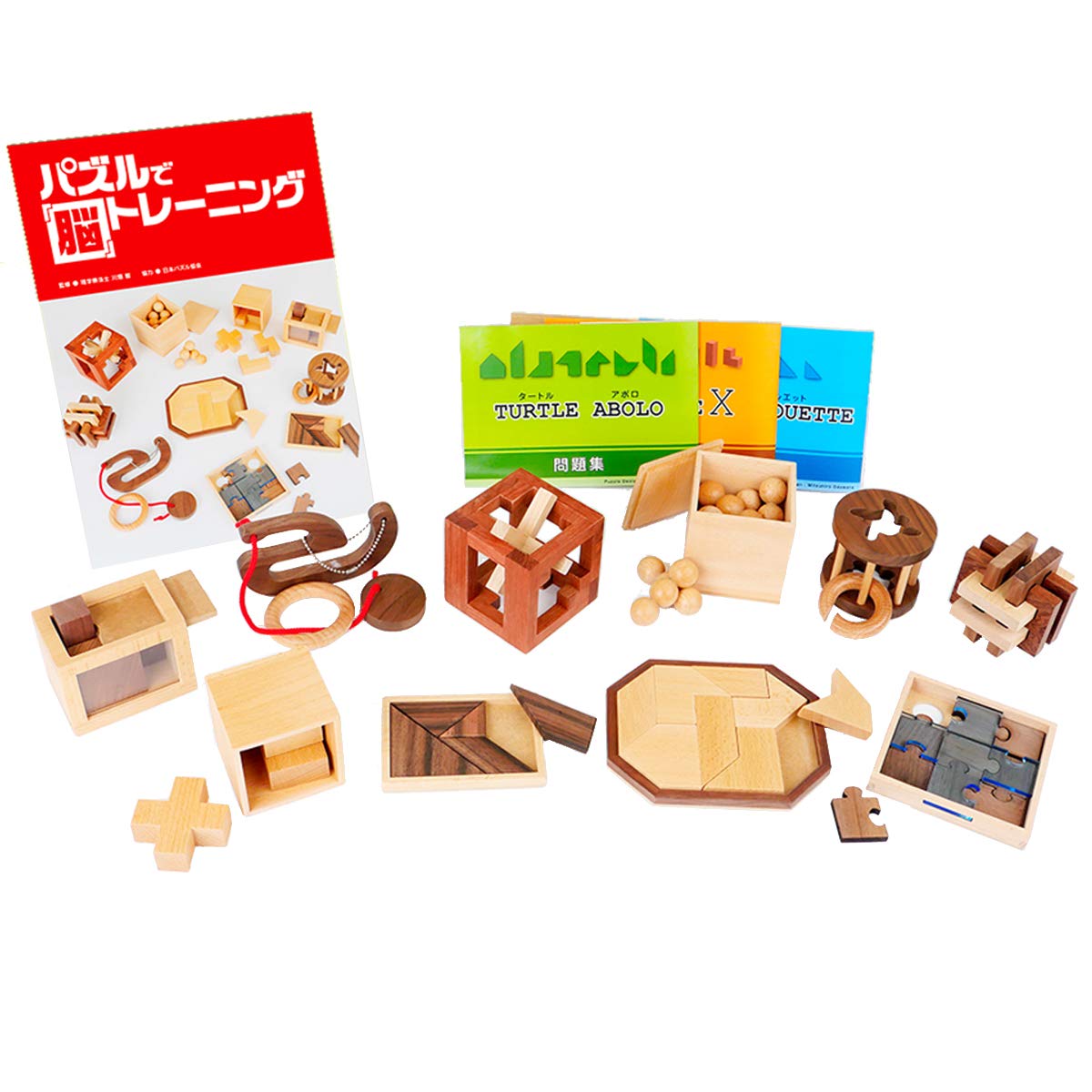 Amazon | ユーキャン パズルで脳トレーニング オリジナル木製パズル10 