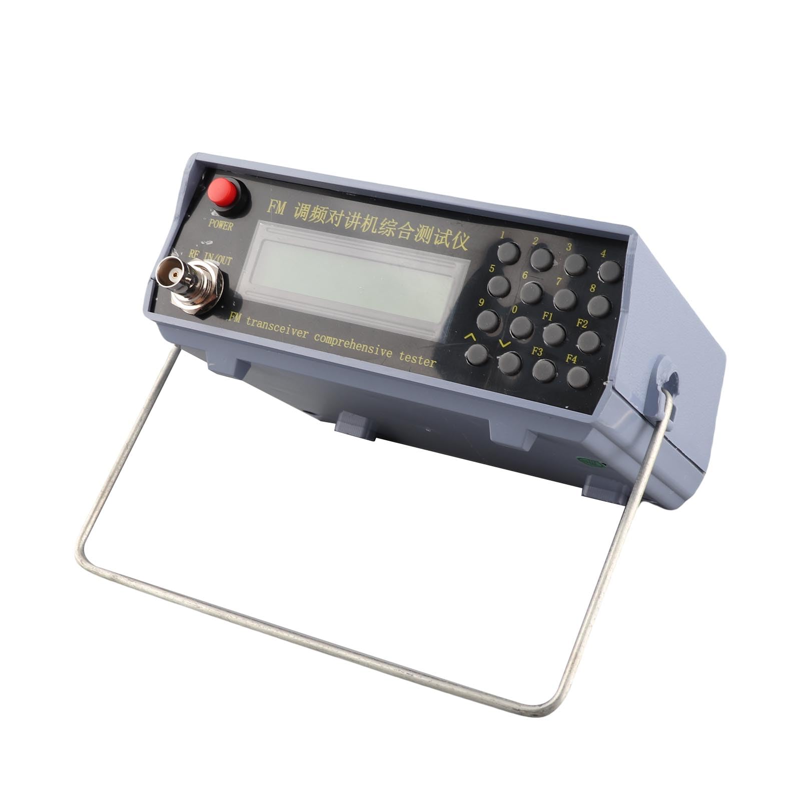 FTVOGUE Tester per Ricetrasmettitori a Modulazione di Frequenza Generatore di Segnali Portatile Completo con Misurazione Duplex Banda Completa Display Digitale da 10M a 900M per Test Campo di