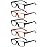 Eyekepper Vintage Reading Glasses for Men - 3 Pairs Black and 2 Pairs Tortoise - Spring Hinges Classic Readers +4.00