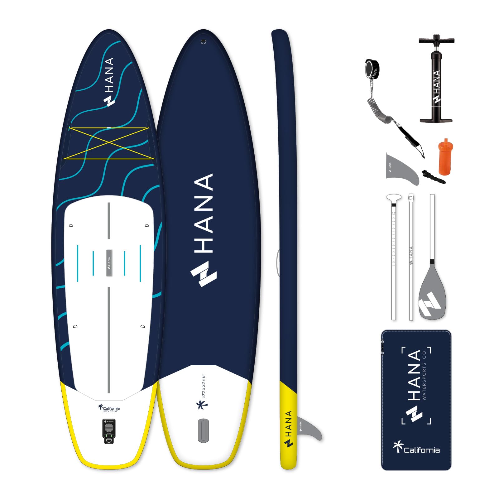 Stand-Up Paddle HANA California Pack (Azul Marino, 10'2)