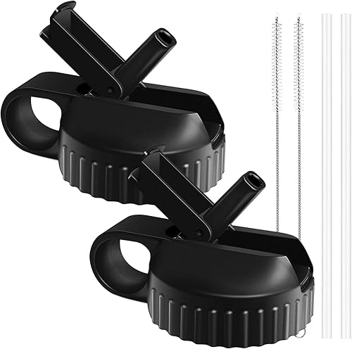 Tapa de popote para boca ancha Hydro Flask de 12, 16, 18, 20, 32, 40, 64 onzas, tapa de popote de repuesto para Hydroflask, accesorios para tapas de