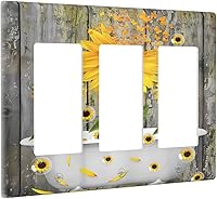 Vista 48 de Puerta de castillo de madera de mediados de siglo, estilo griego, cubierta de interruptor de luz de palanca individual, placa decorativa de pared