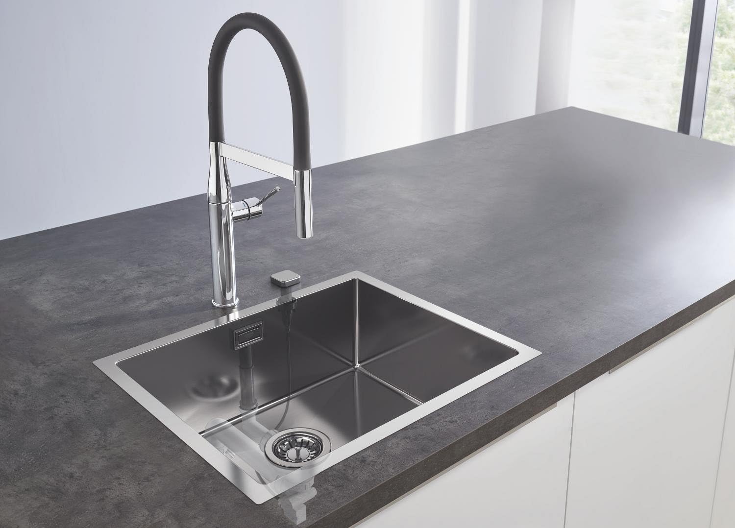 GROHE Miscelatore Monocomando per Lavello Essence New, Cromo 30294000