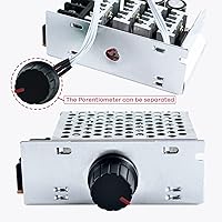 Vista 6 de Controlador de velocidad del motor de CC PWM DC 7-70V 30A 12V 24V 36V 48V con fusible de 30 amperios