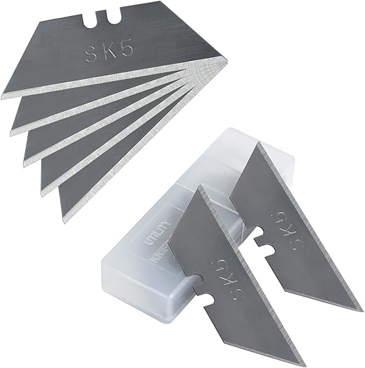 Box Cutter Blades 10 Pack Utility Knife Blades SK5 Steel