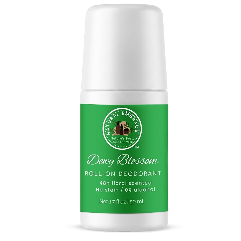 Desodorante roll-on sem alumínio Natural Embrace Dewy Blossom, 50 mL