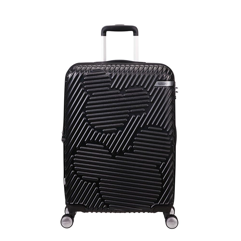 American Tourister Mickey Clouds - 4-Wheel Trolley 66 cm, Mickey True Black, M (66 cm - 63/70 L), Children's Luggage