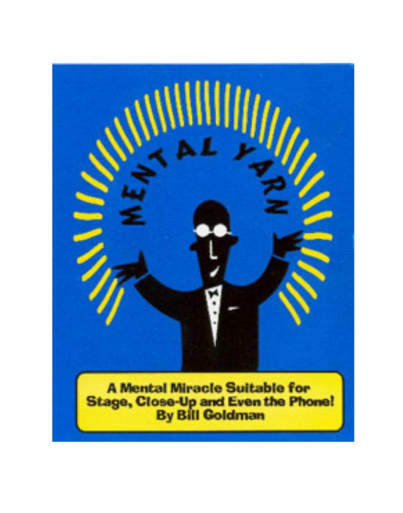 Mental Yarn By Bill Goldman - A Diabolical, Do-anywhere Mind Reading Miracle Magic Trick. by Royal Magic