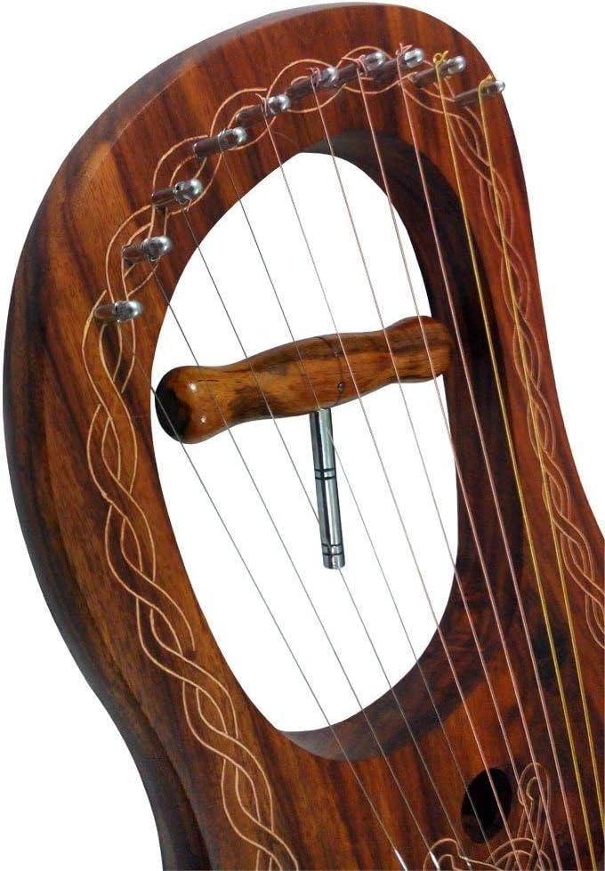 Musical Free Strings Lyre Harp 10 Strings with CARRYING bag and Tuning