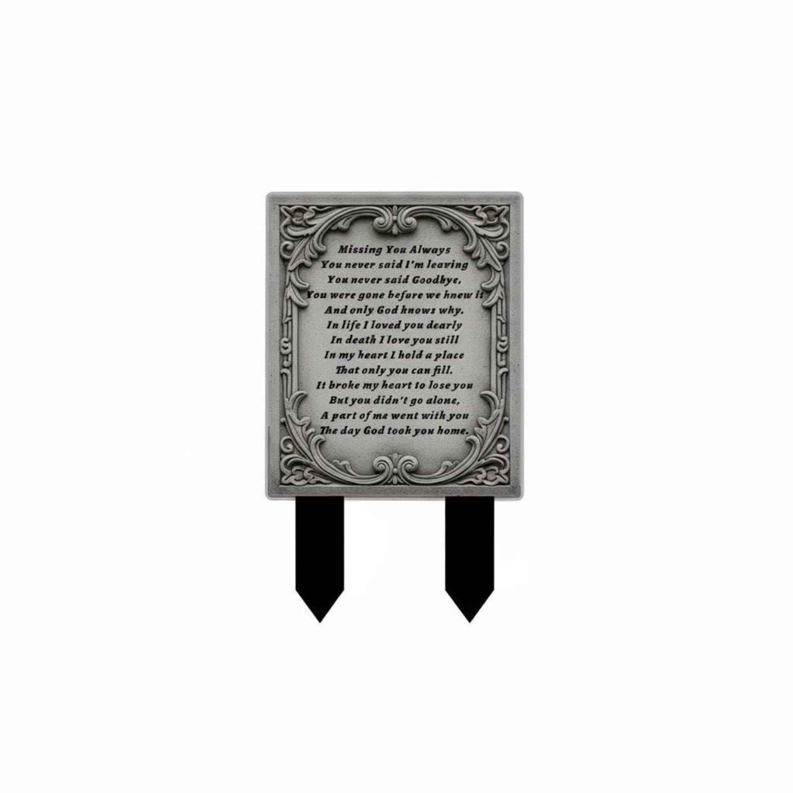 Resin Angel Stake Outdoor Cherub Marker Marker Memorial Gift for Grieving Families, Bereaved People, Cemetery, Graveyard Style 11|Home & Garden| Yard Garden & Outdoor Living-image-19