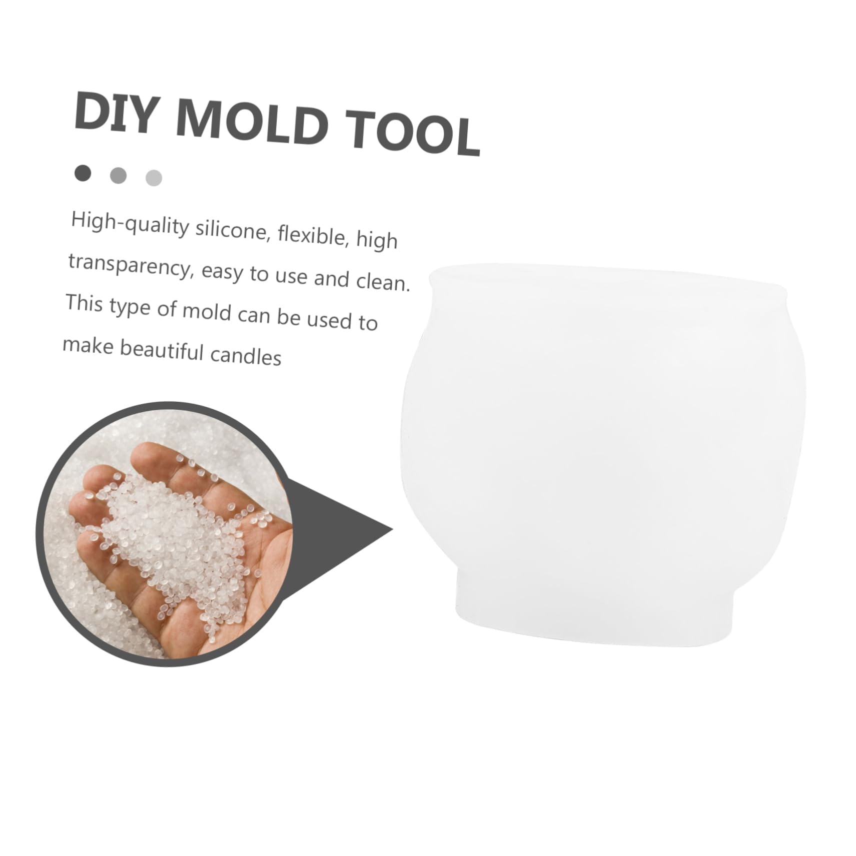 STOBOK 3piezas Molde De Para Forma De Bola De Hilo Moldes De Cera Aromática Para Principiantes Manualidades