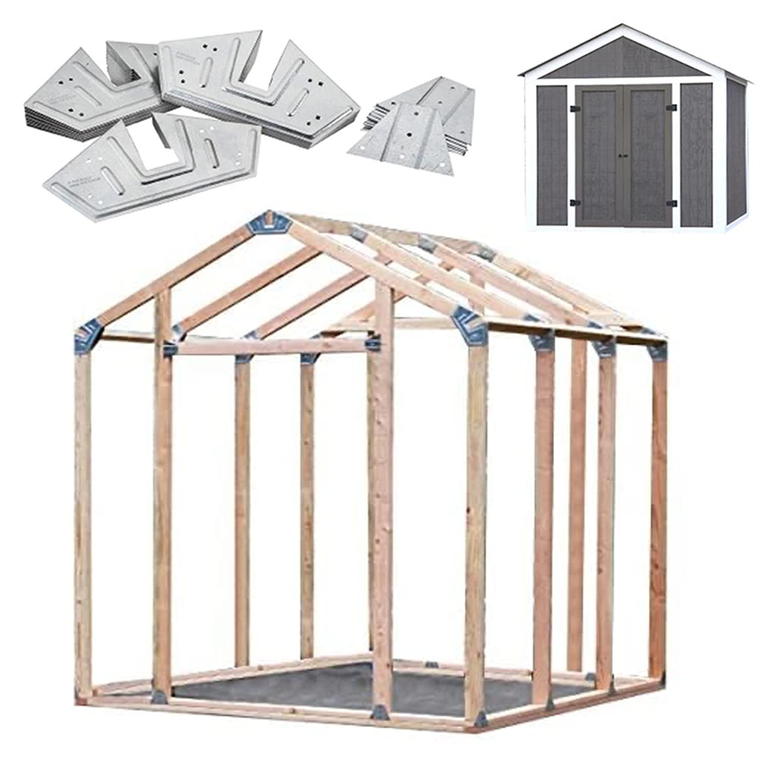 50 Structurally Stronger Truss Design Easy Shed Kit Builds 6'14