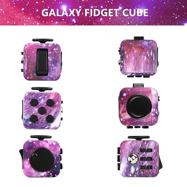 Foto 2 de 7 de Pachock Galaxy Cubo de Juguete Antiestrés con 6 Módulos Relajantes