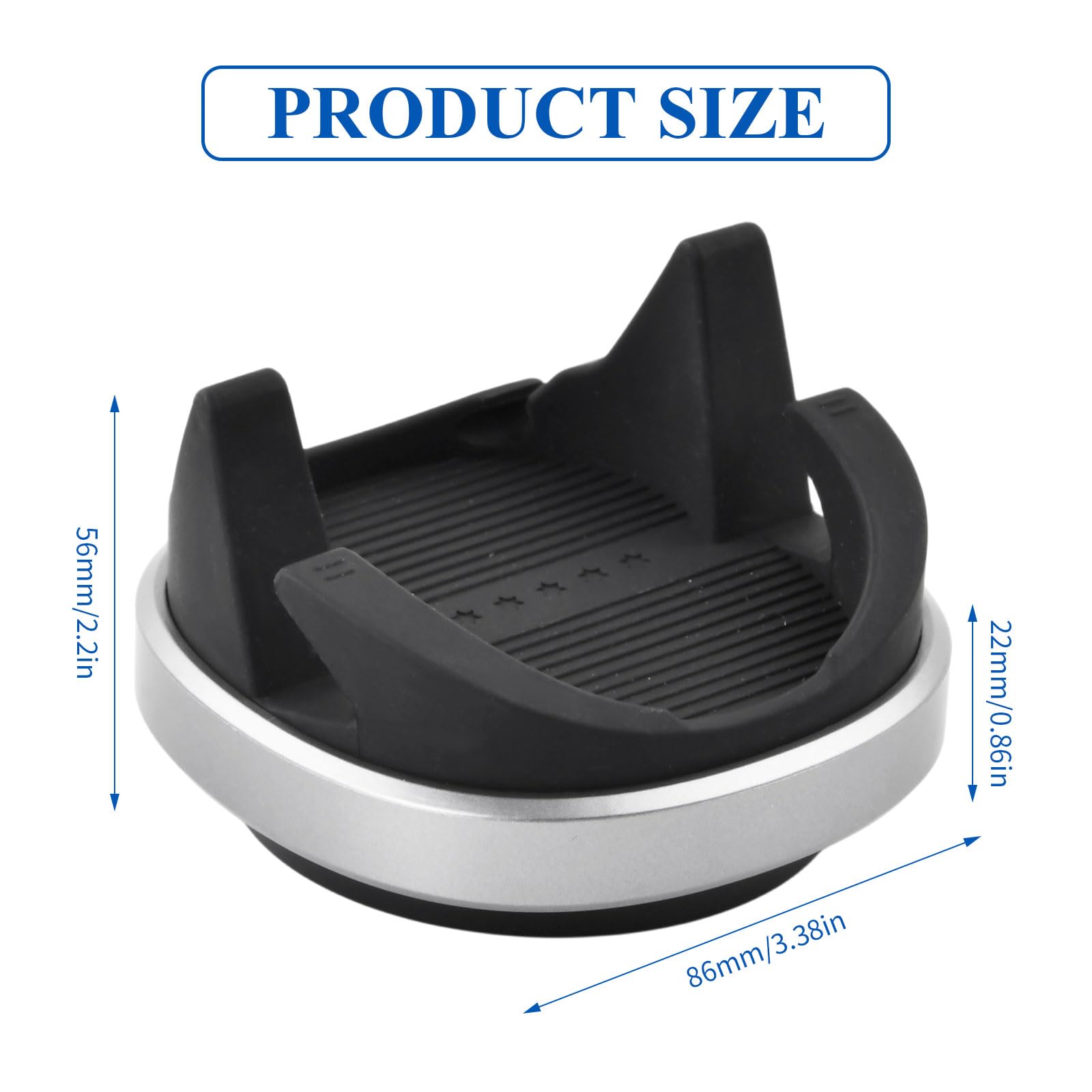 Aurafly Supporto Per Auto In Silicone Con Nano-gel – Rotazione 360° E Adatto A Tutti Gli Smartphone