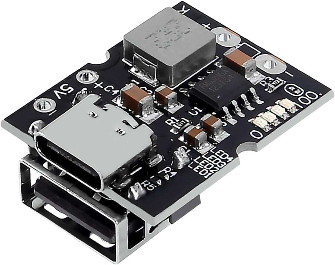 BITSKY INDIA Type-C USB 5V 2A Boost Converter Step-Up Power Module Lithium Battery Charging Protection Board LED Display USB For DIY Charger Input Compatible With 4.2V lithium Battery (USB is Welded) (B0DBFCY7GT) Amazon Price History, Amazon Price Tracker