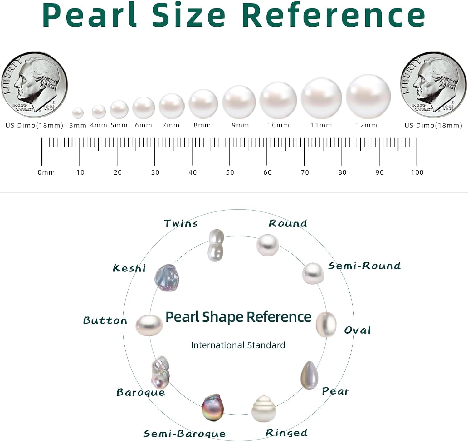 Pearl Drop Earrings for Women, Gold Plated & 925 Sterling Silver, Pink & White Dangle Earrings, Dainty Cute Elegant Bridal Wedding Gift for Her - Image 7