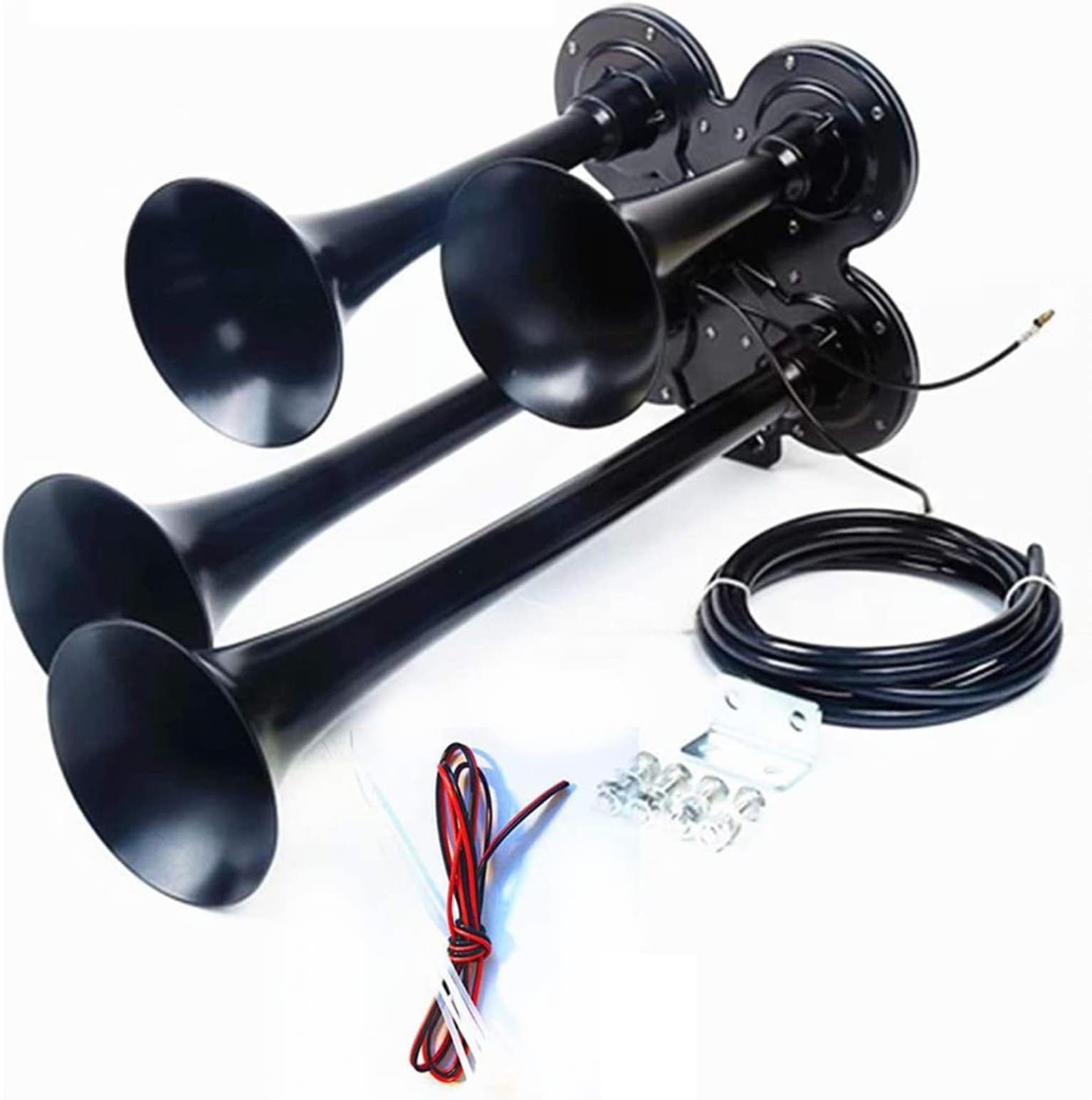 12v 150db Car Air Horn Blast Compact Twin Tone Loud Horns Truck Lorry SUV Boat Amazon.co.uk
