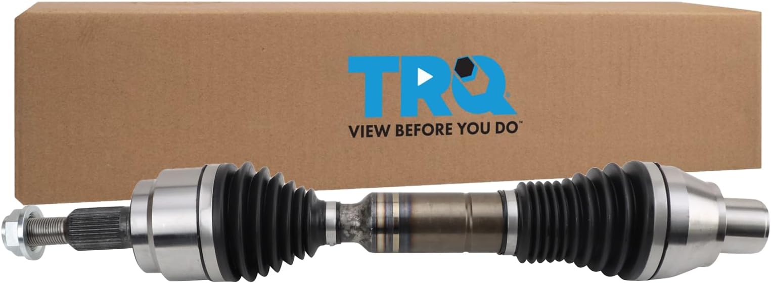 TRQ Front Left Right CV Axle Shaft Assembly Driver Passenger Side Compatible with 2002-2010 Dodge Ram 1500 2011 Ram 1500