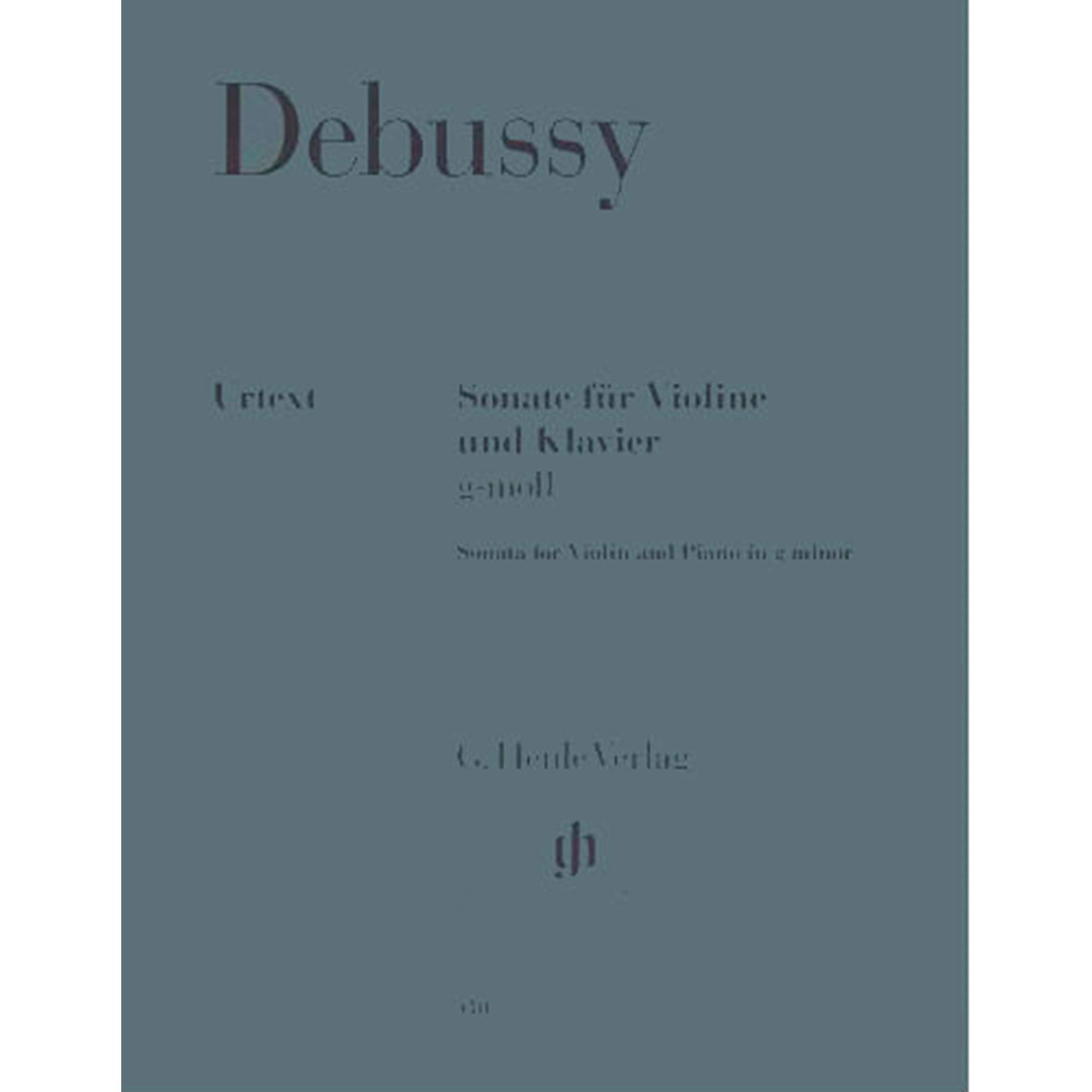 Sonata for Violin and Piano - violin and piano - (HN 410)