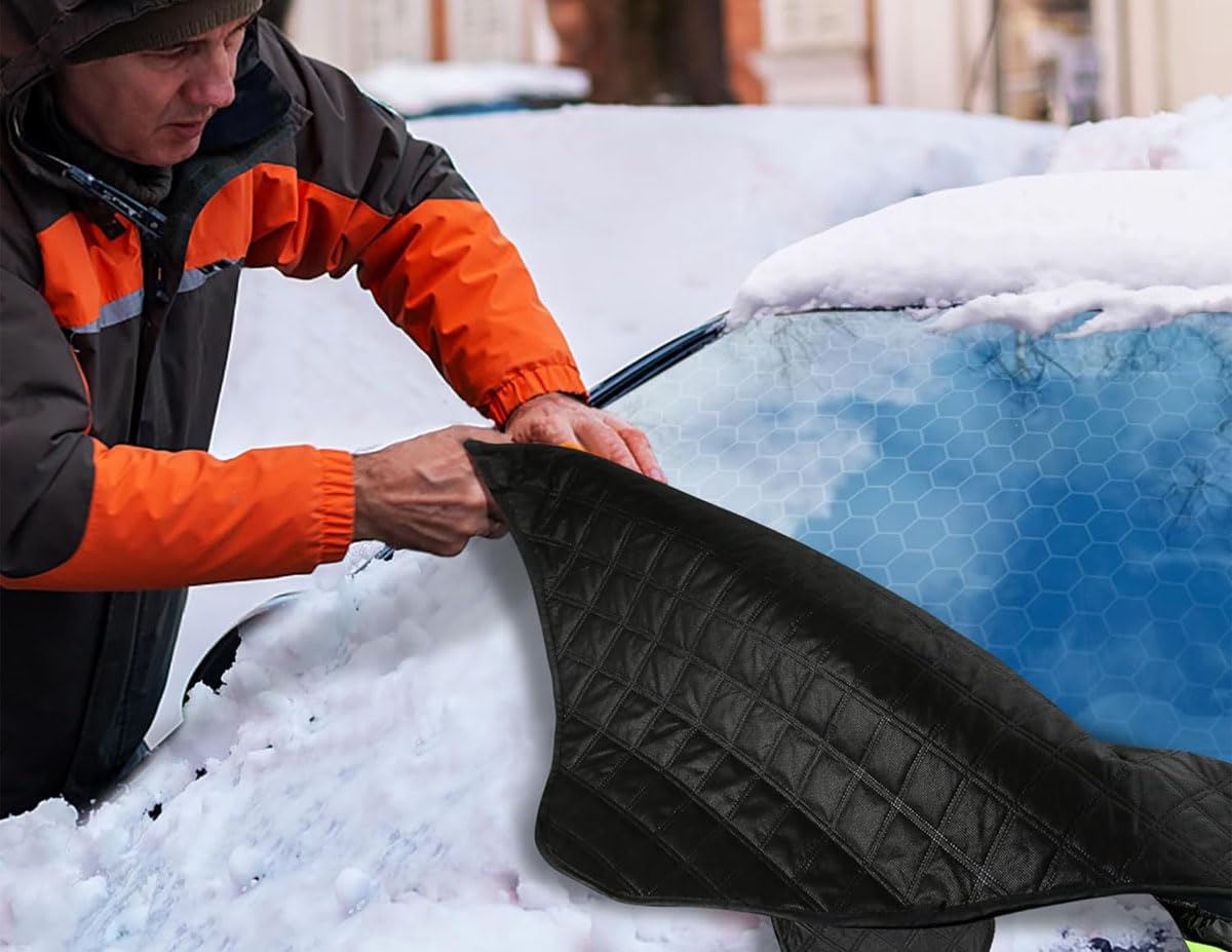 Couverture Pare-Brise Voiture Couverture Protege Pare Brise Givre Gel, Bache Pare Brise Voiture Repliable pour Renault Espace VI 2023