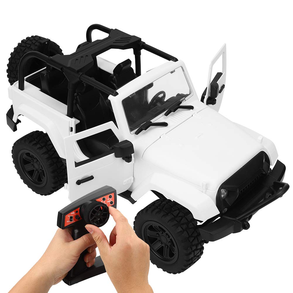 Veicolo Telecomandato a Ruote Motrici Giocattolo per Auto RC 1/14 per Bambini Plastica Bianco/arancione 35 X 15,5 X 16,5 Cm (Configurazione standard)