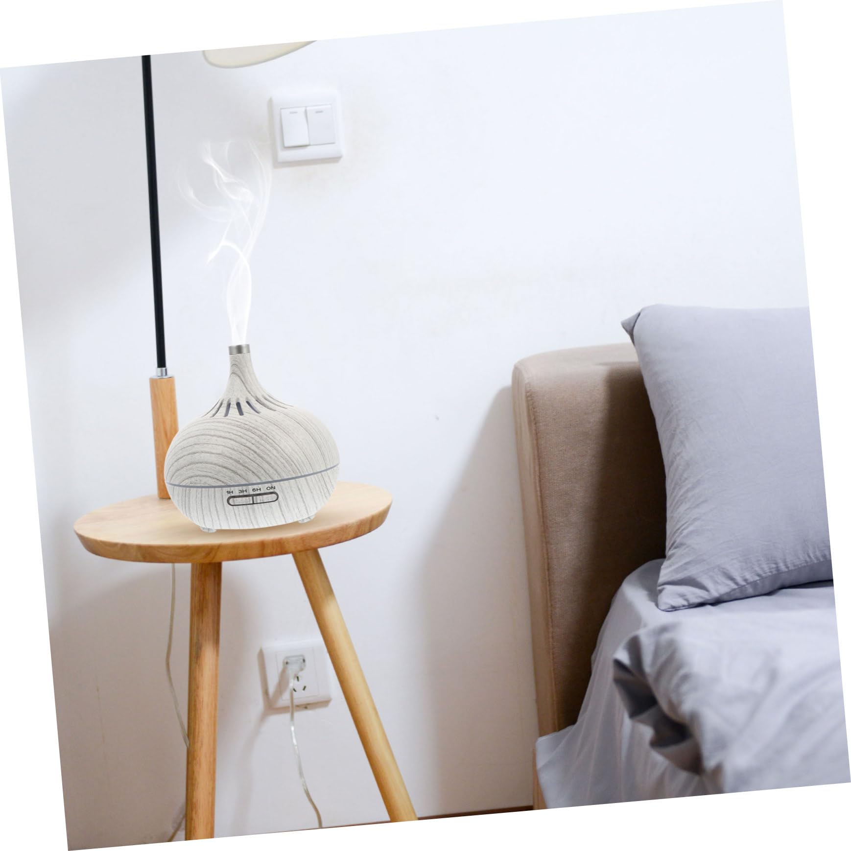 Difusor de Aceite y Humidificador de Aroma 400ml, Vapor Frío, Apagado Automático, Adecuado para Habitación y Aromaterapia